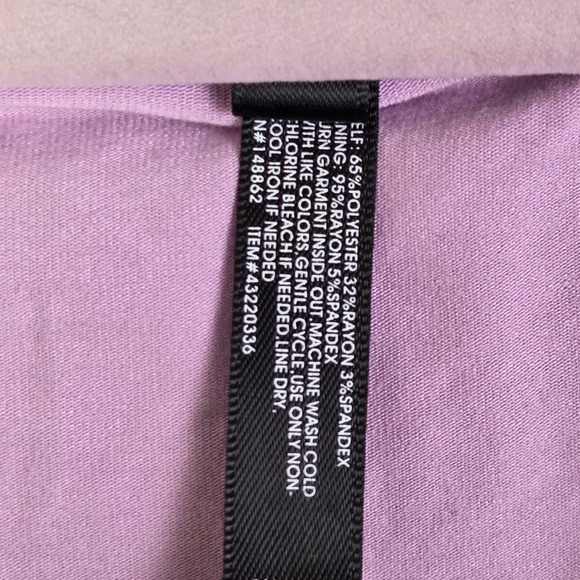 Torrid Lavender Waffle Knit Pajama Set Henley Tank Pants Plus Size 5X NWT - Picture 4 of 11